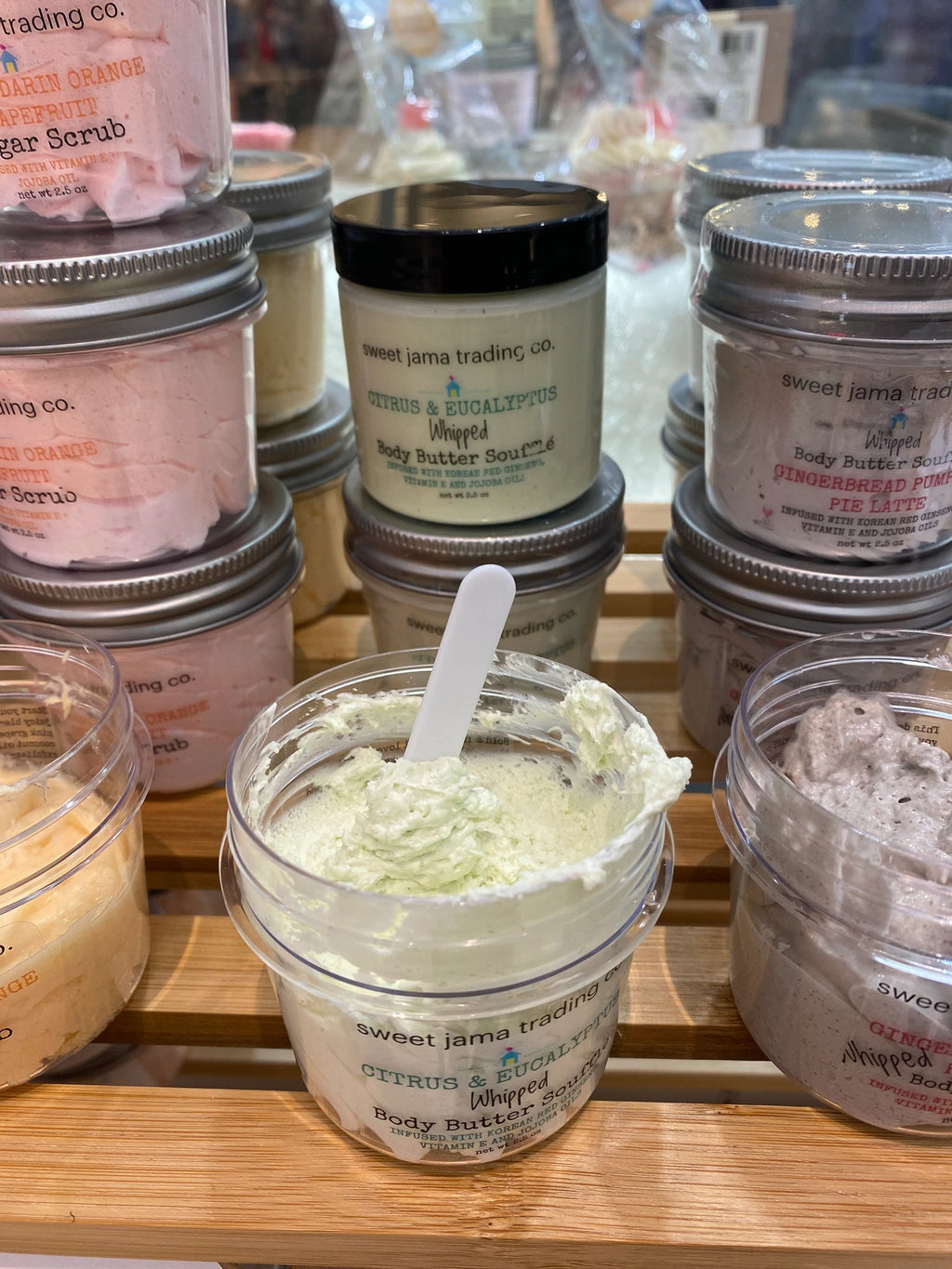 Citrus & Eucalyptus Whipped Body Butter Soufflé with Korean Ginseng, Vitamin E, Collagen and Jojoba Oil | Vegan | Natural Body | Anti Aging
