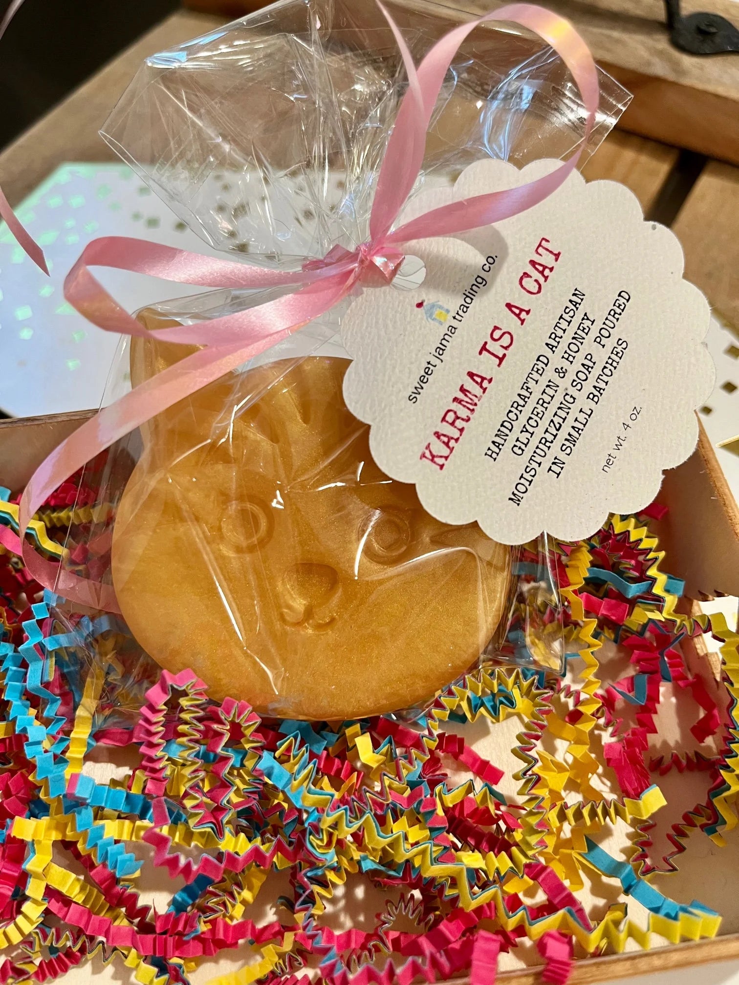 Karma Is A Cat Handcrafted Moisturizing Coconut Oil+ Honey Winter Soap | Taylor Swift Soap, Midnights, Folklore, Holiday, Holiday House